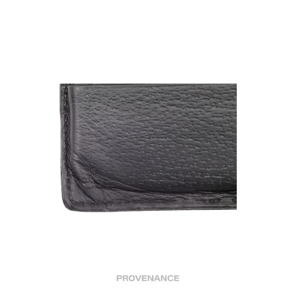 🔴 Gucci GG Marmont Bifold Wallet - Black Leather